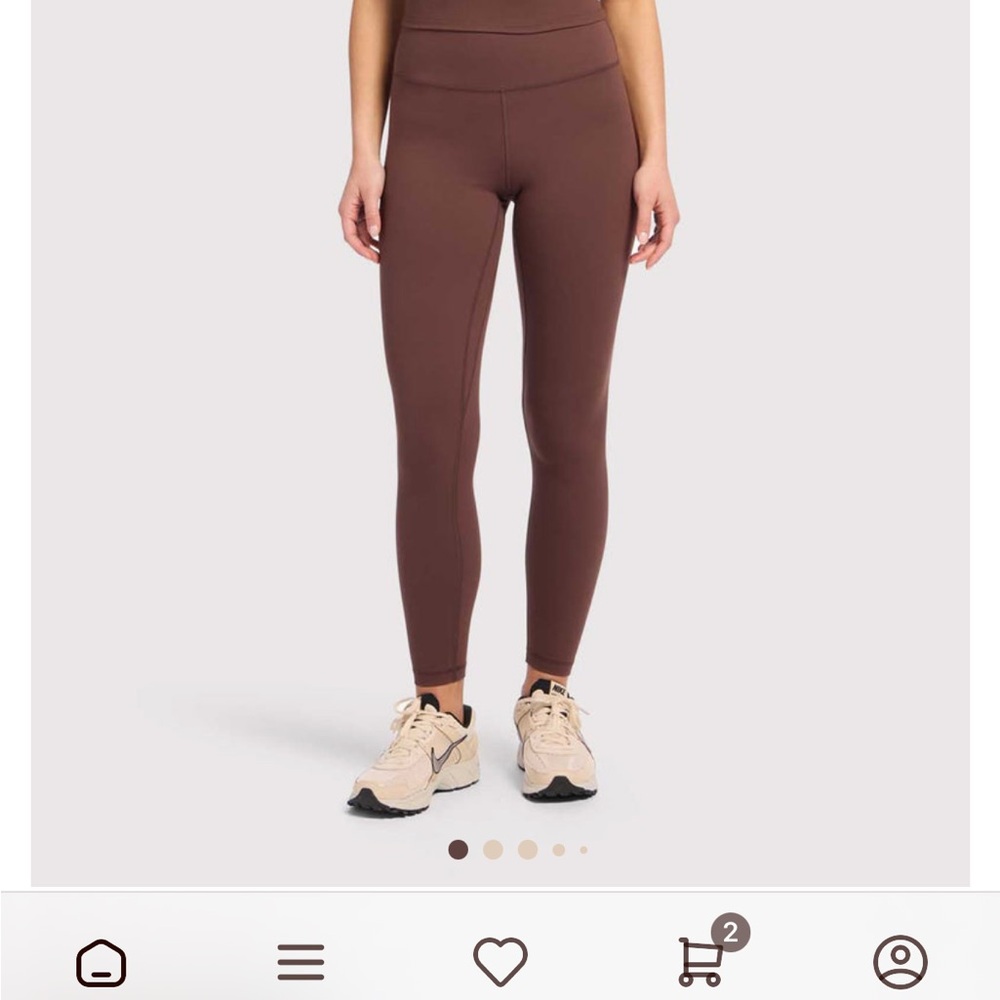 nuuds High-Waist Elevate Leggings in “Coffee”